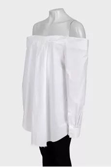White shirt with a corset