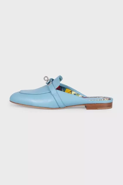 Oz leather mules