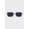 Men's sunglasses with black lenses