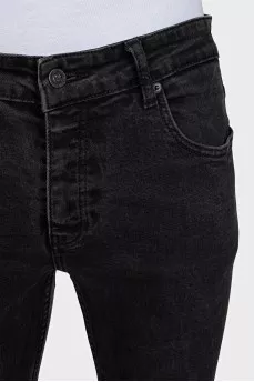 Men's black skinny fit jeans
