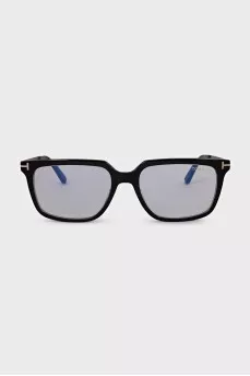 Окуляри wayfarer в чорній оправі 