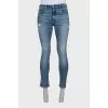 Чоловічі slim fit синього кольору