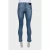 Чоловічі slim fit синього кольору