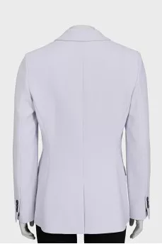 Purple button-down jacket