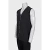 Men's merino wool vest with tag