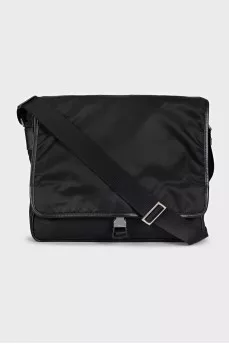 Men's vintage textile briefcase