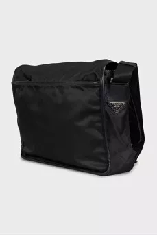 Men's vintage textile briefcase