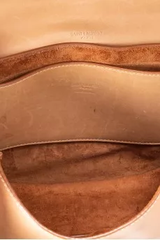 Kaia leather bag with logo