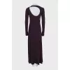 Bodycon dress with decorative cutouts
