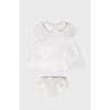 Baby white dress with panties included
