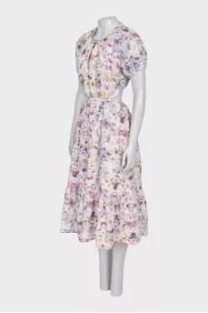 Приталенное платье by Flora Obscura x J.Crew с биркой