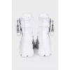 White Monolith leather boots