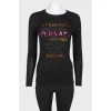 Black Longslit with decor