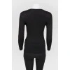 Black Longslit with decor