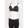 Black strappy top