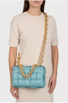 Cassette woven leather bag