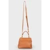 Red -colored bag with heart