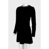 Velvet metallic decorations dress