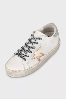 Hi Star leather sneakers