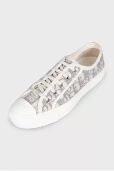 Кеды Walk'n'Dior с вышивкой лого