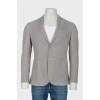 Men's slit blazer