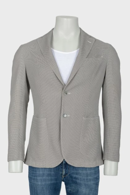 Men's slit blazer