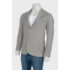 Men's slit blazer