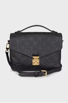 Pochette Métis embossed leather bag