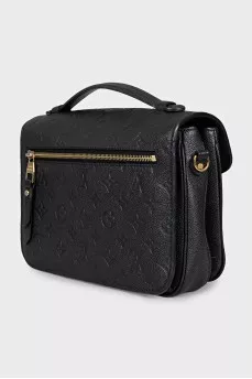 Pochette Métis embossed leather bag