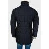 Men's jacket with fur collar