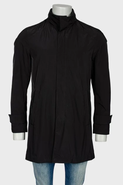 Men's zippered and buttoned jacket