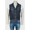 Men's jeans vest