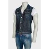 Men's jeans vest