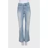 Джинси boot cut fit із необробленим краєм