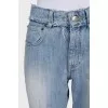 Джинси boot cut fit із необробленим краєм
