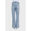 Джинси boot cut fit із необробленим краєм