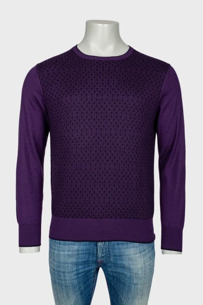 Male jumper with rhombuses