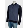 Men's polo with a long sleeve