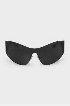 Black sunglasses mask