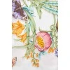 Silk scarf with floral pattern