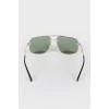 Sunglasses with blue lenses