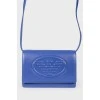 Indigo handbag with strap