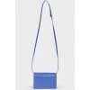 Indigo handbag with strap