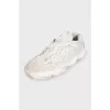 Чоловічі білі кросівки Yeezy 500