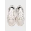 Чоловічі білі кросівки Yeezy 500