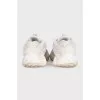 Чоловічі білі кросівки Yeezy 500
