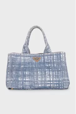Blue Canapa Tote
