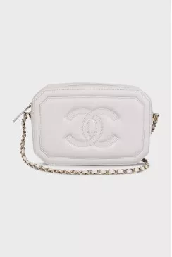 Octagon CC Camera Bag Leather Crossbody