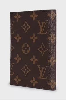 Passport cover with branded print