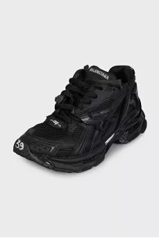 Чорні кросівки Runner на шнурівці